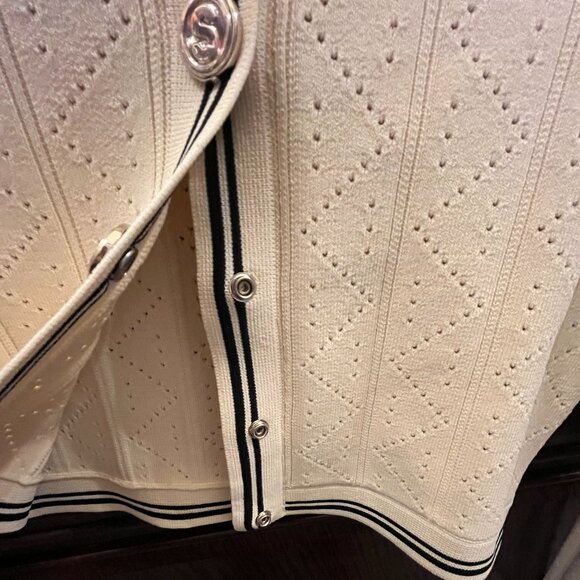 NWT Sandro crop bottun down cardigan - Picture 5 of 9